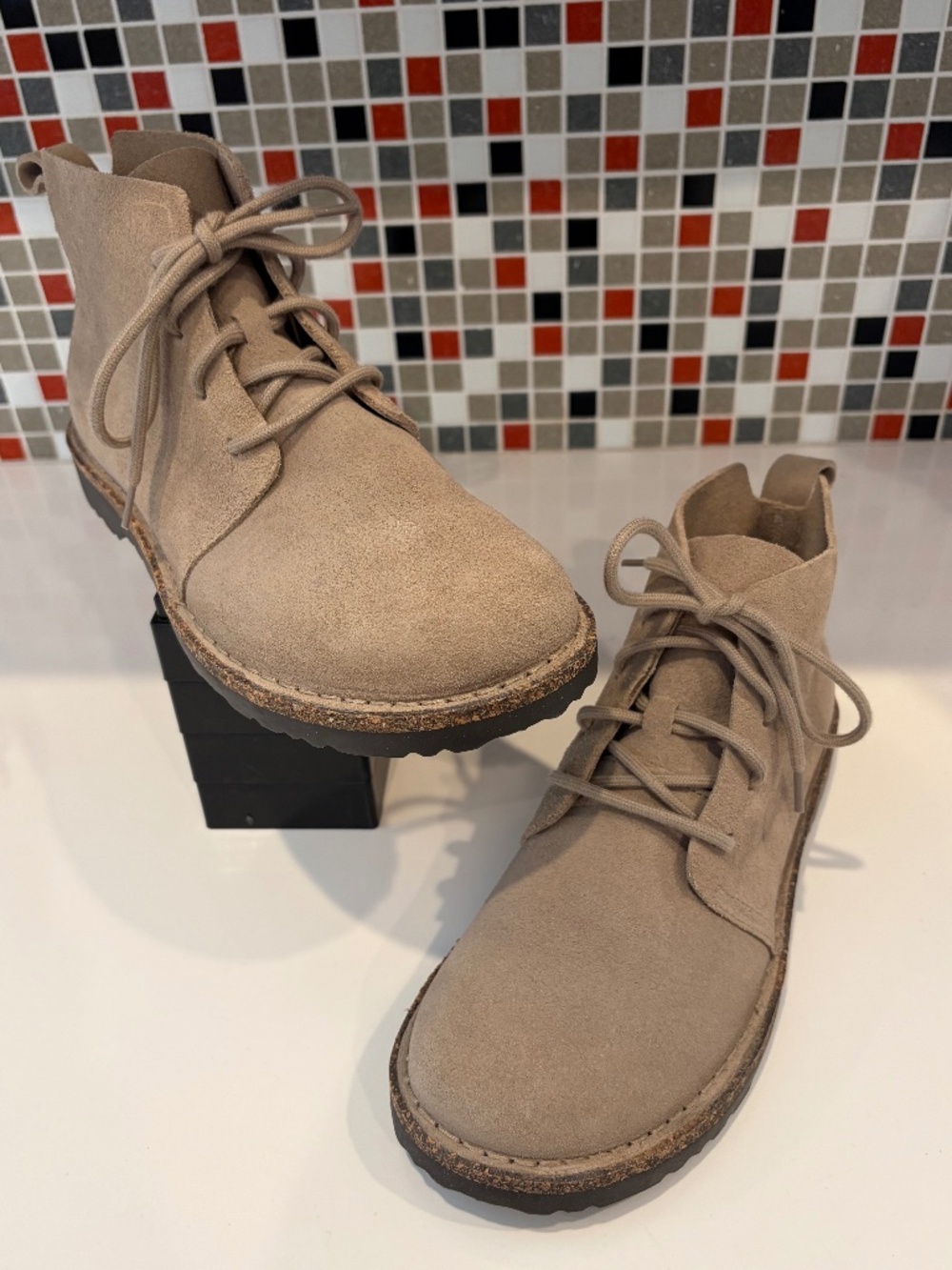 Birkenstock Uppsala Mid Suede Leather Taupe Boot - 40 EU (9 - 9.5 US) - NWOB